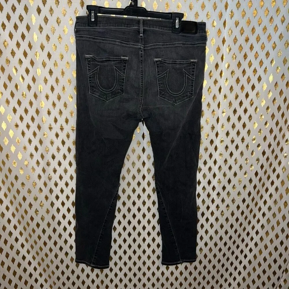 True religion jeans nu boy slim fit black pants size 27